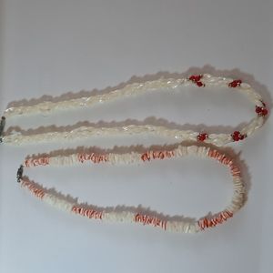 2(Two), Pink Tones/Red Tones And White Necklaces